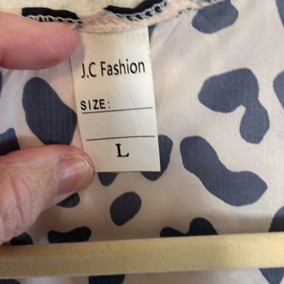 J. C. Fashion Lightweight Spring Coverup Jacket Size L - Picture 5 of 7